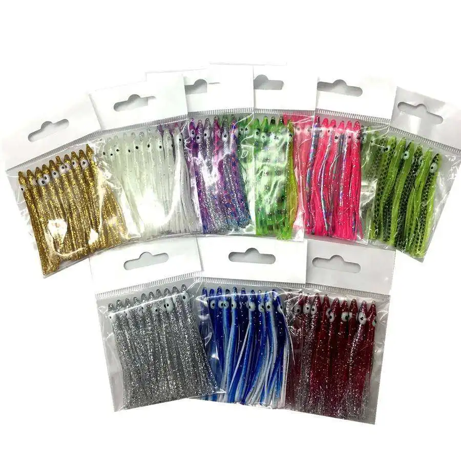 Cheery 10 cm PVC Octopus Squid Fishing Bait - Luminous Soft Lure, ABS Pencil Lure - view 3