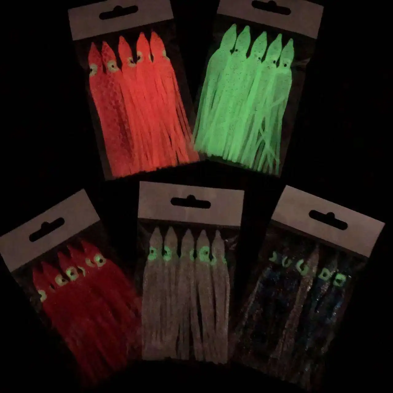 Cheery 10 cm PVC Octopus Squid Fishing Bait - Luminous Soft Lure, ABS Pencil Lure - view 4