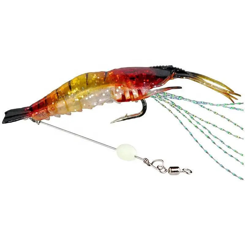 CHEERY Carp PVC Soft Plastic Lure Shrimp Hooks, for ABS Pencil Lure - view 4