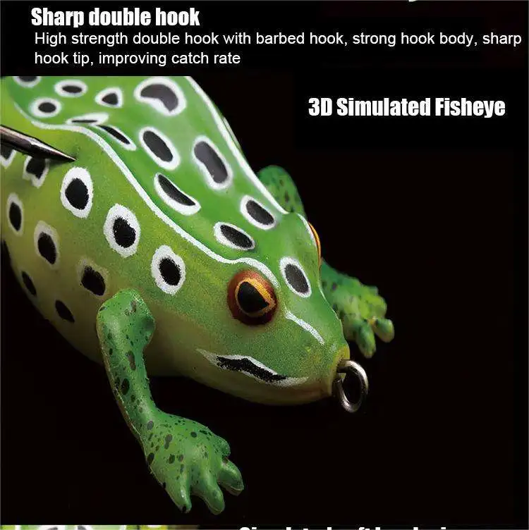 Cheery Frog Lure 6.5cm/17.2g PVC Soft for Bass Trout ABS Pencil Lure - view 8