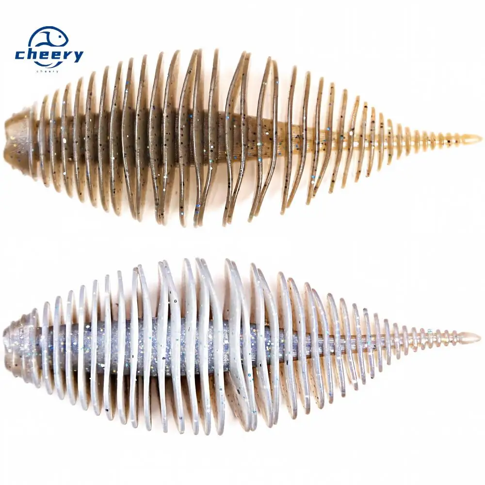 Cheery Shrimp Soft Lure Plastic 75 mm /100 mm for Saltwater