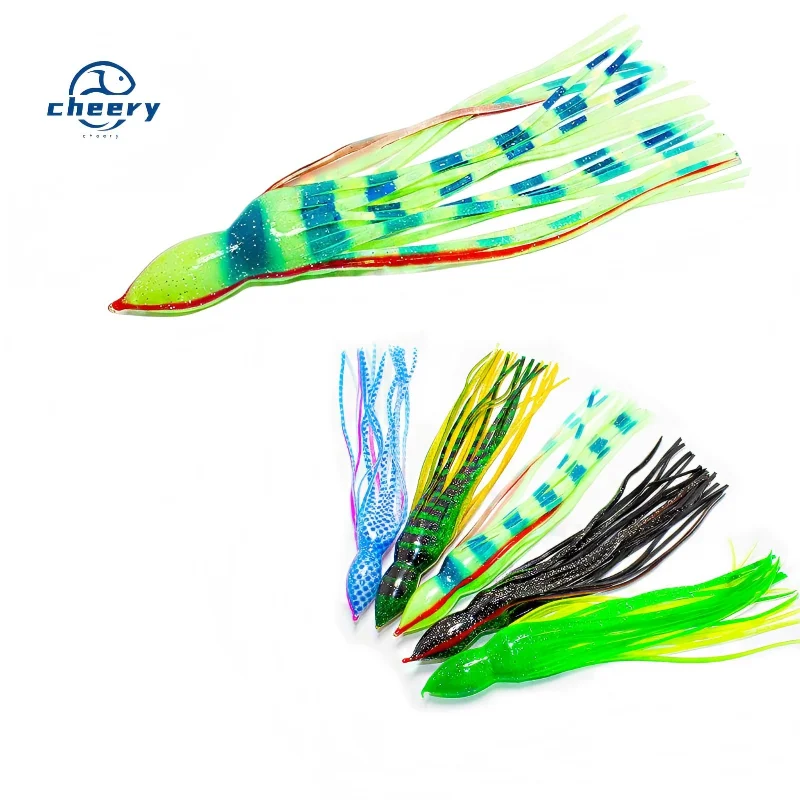 CHEERY Soft Lure Trolling Fishing Bait, Octopus Luminous Squid, ABS Pencil Lure - view 6