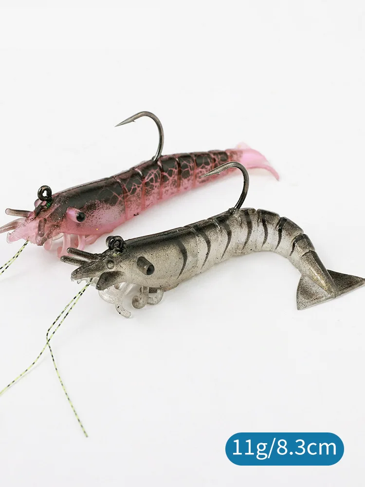 LUSHAZER 2 / Shrimp Plastic Fishing Bait 85 mm 11 g Saltwater ABS Pencil Lure - view 6