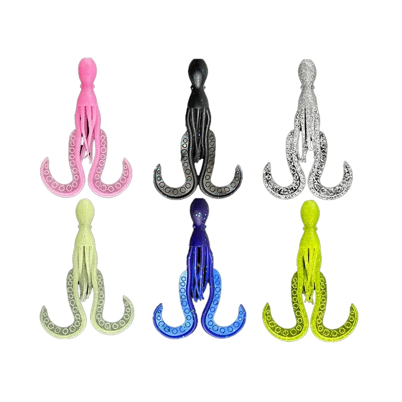 Soft Lure 11 cm /4.2 g Squid Artificial Plastic Fishing Bait, for ABS Pencil Lure - view 6