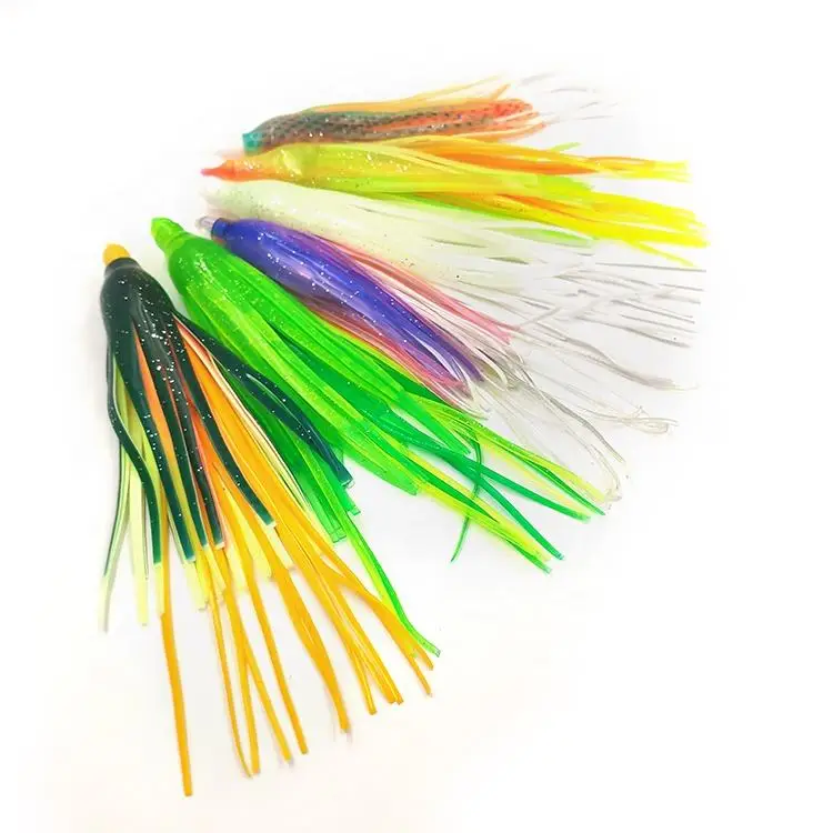 PVC Soft Lure Luminous Squid Fishing Bait （ for Saltwater Fish ABS Pencil Lure - view 3