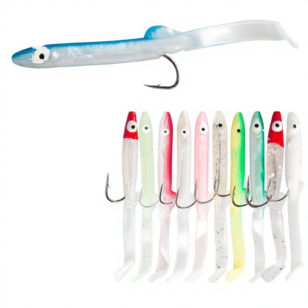 6 cm Luminous Plastic Soft Lure Squid, for Saltwater Fish 、 ABS Pencil Lure - view 11