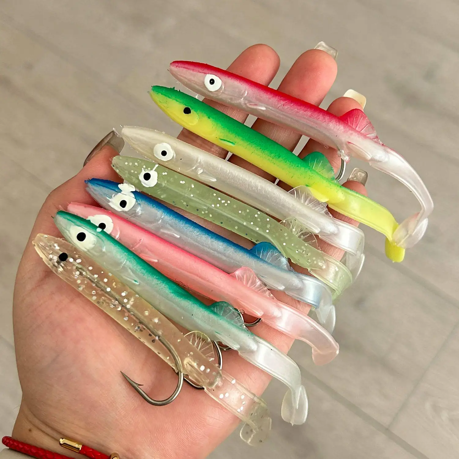 6 cm Luminous Plastic Soft Lure Squid, for Saltwater Fish 、 ABS Pencil Lure - view 12