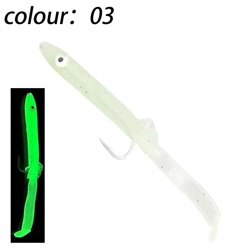 6 cm Luminous Plastic Soft Lure Squid, for Saltwater Fish 、 ABS Pencil Lure - view 3