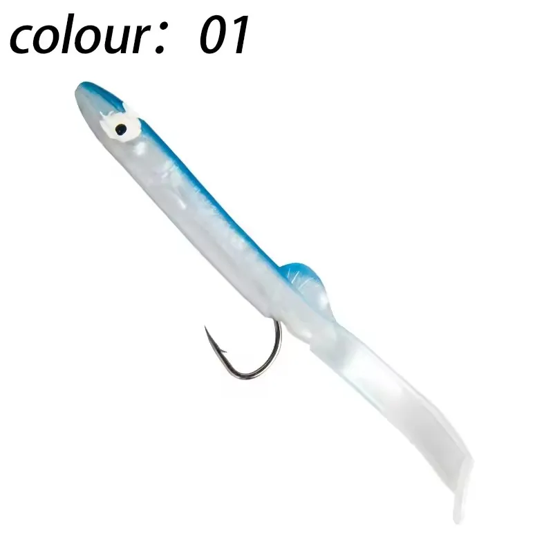 6 cm Luminous Plastic Soft Lure Squid, for Saltwater Fish 、 ABS Pencil Lure - view 5