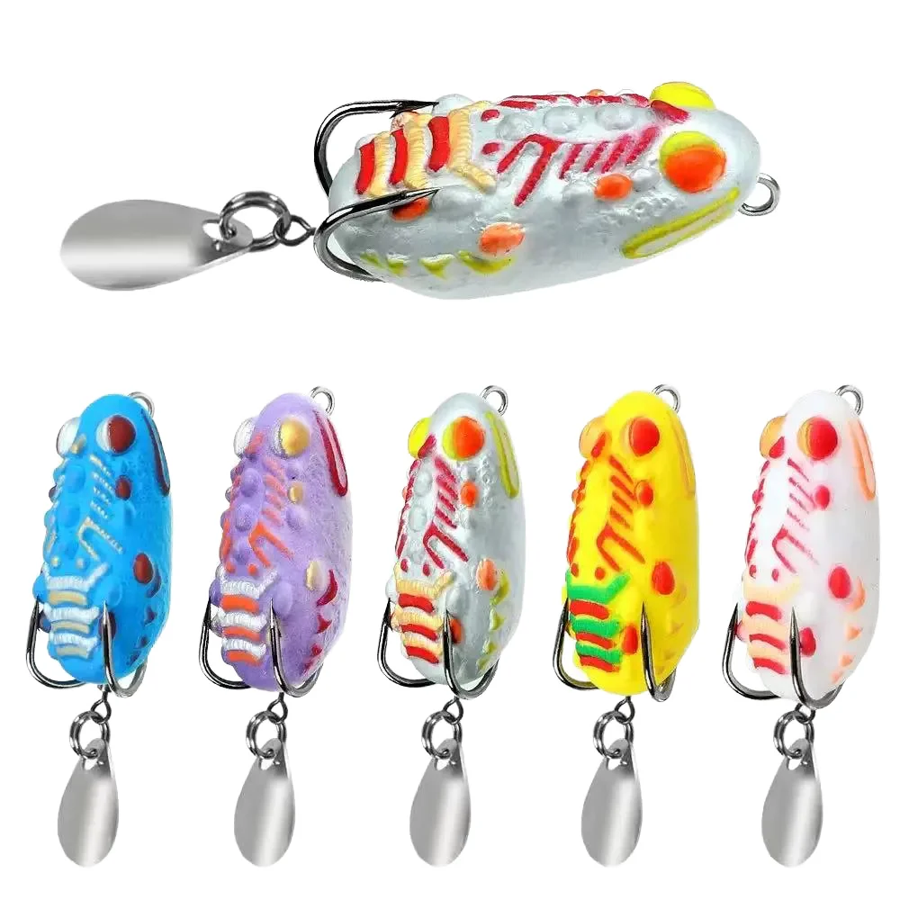 Frog Lure Fishing Bait, 4 cm /4.8 g, Blade, Artificial