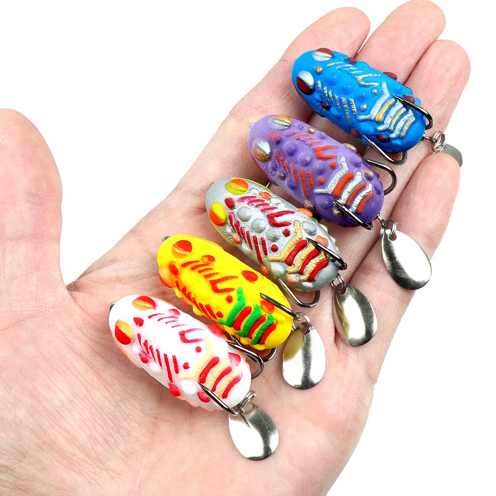Frog Lure Fishing Bait, 4 cm /4.8 g, Blade, Artificial ABS Pencil Lure - view 17