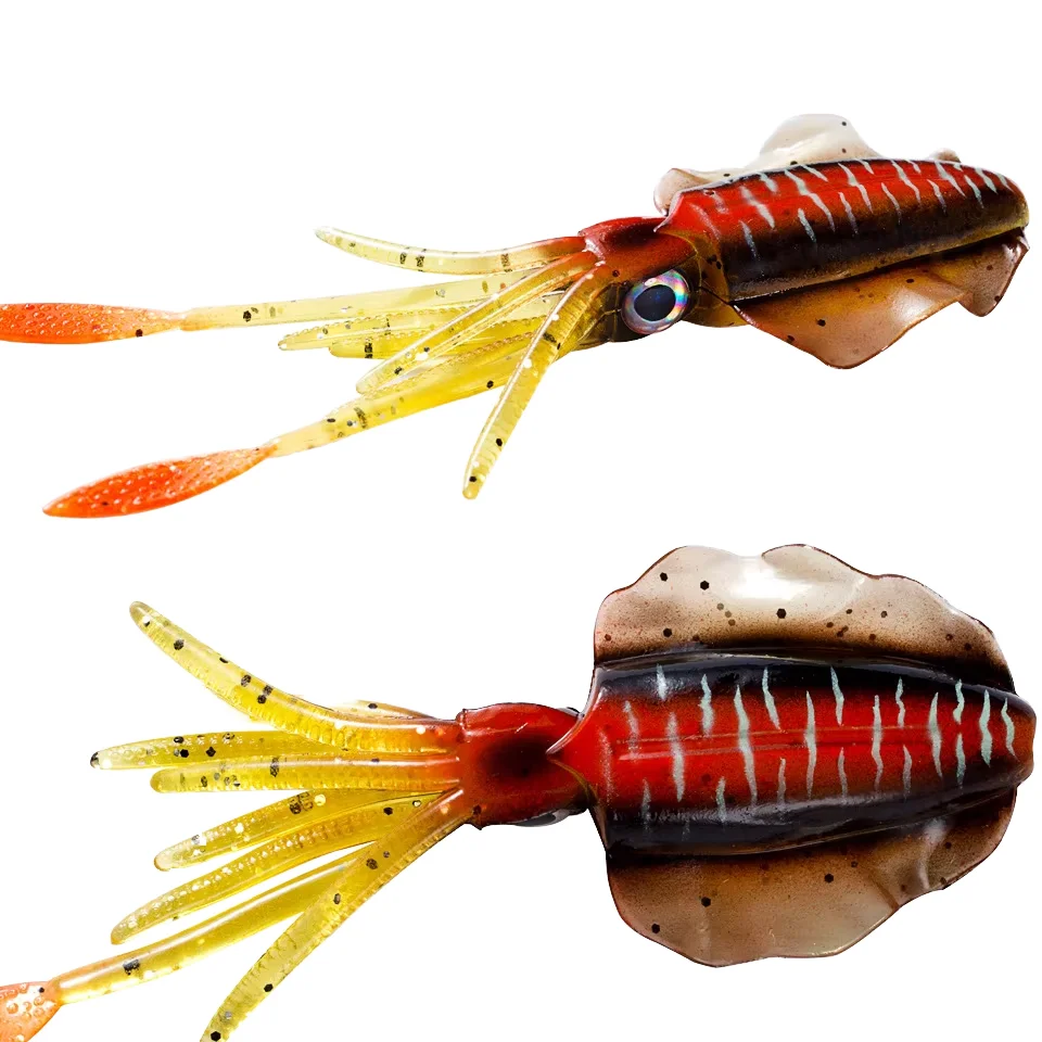 Luminous Trolling Squid, Silicone Octopus Soft Lure