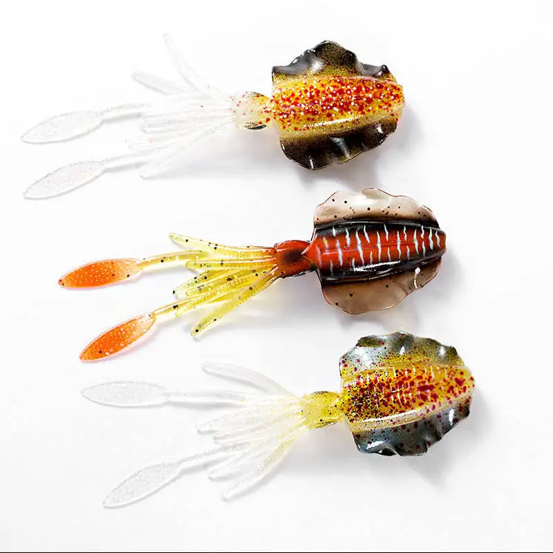 Luminous Trolling Squid, Silicone Octopus Soft Lure ABS Pencil Lure - view 10