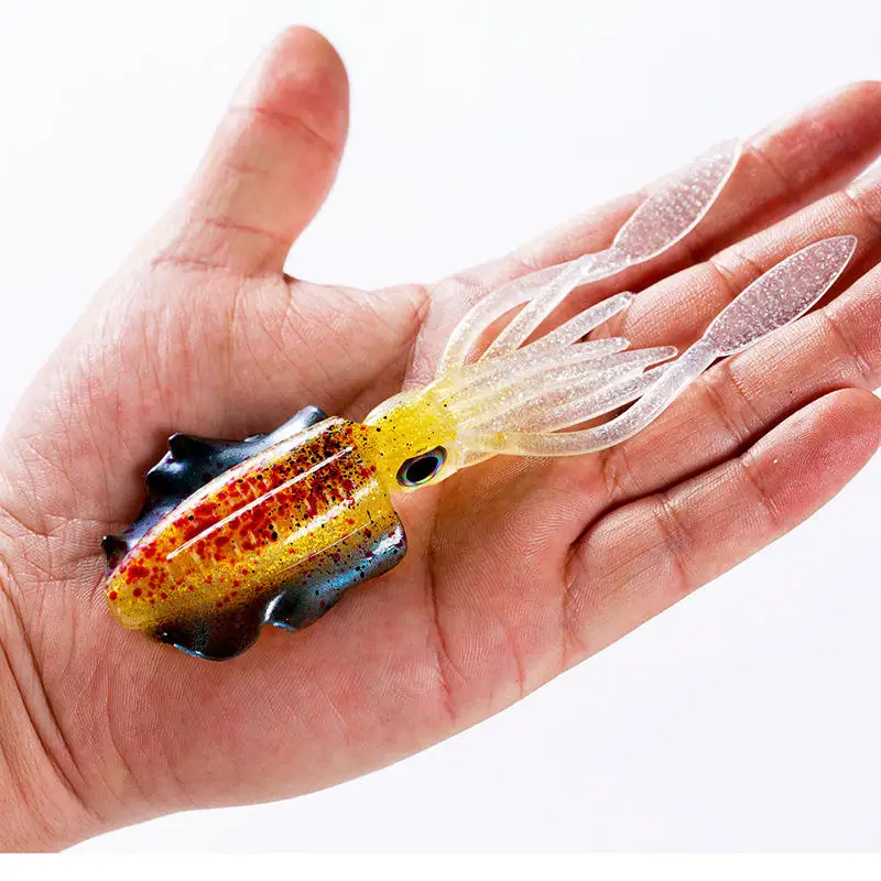 Luminous Trolling Squid, Silicone Octopus Soft Lure ABS Pencil Lure - view 2