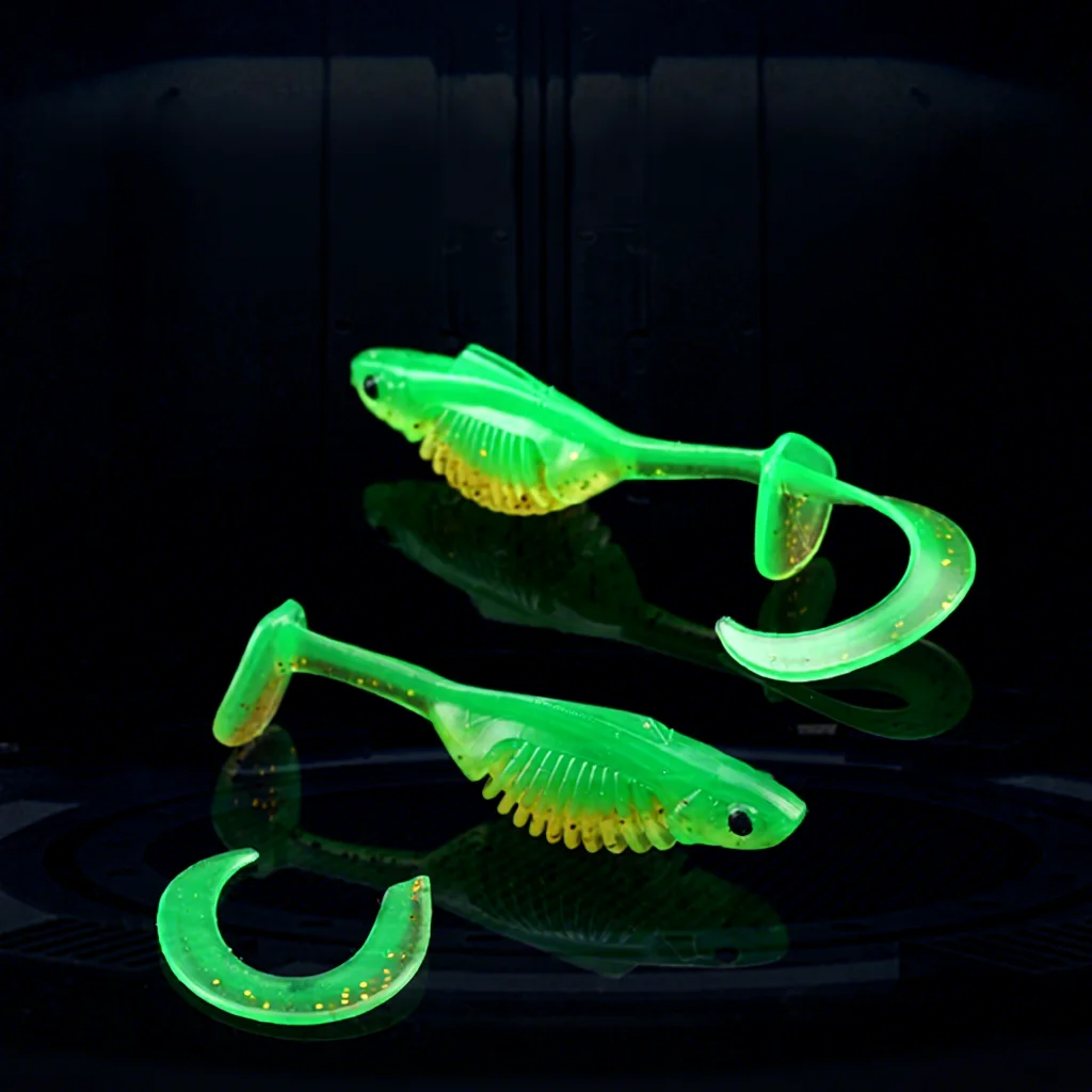 Paddle Tail Soft Worm Fishing Bait, for Bass Artificial ABS Pencil Lure - view 16
