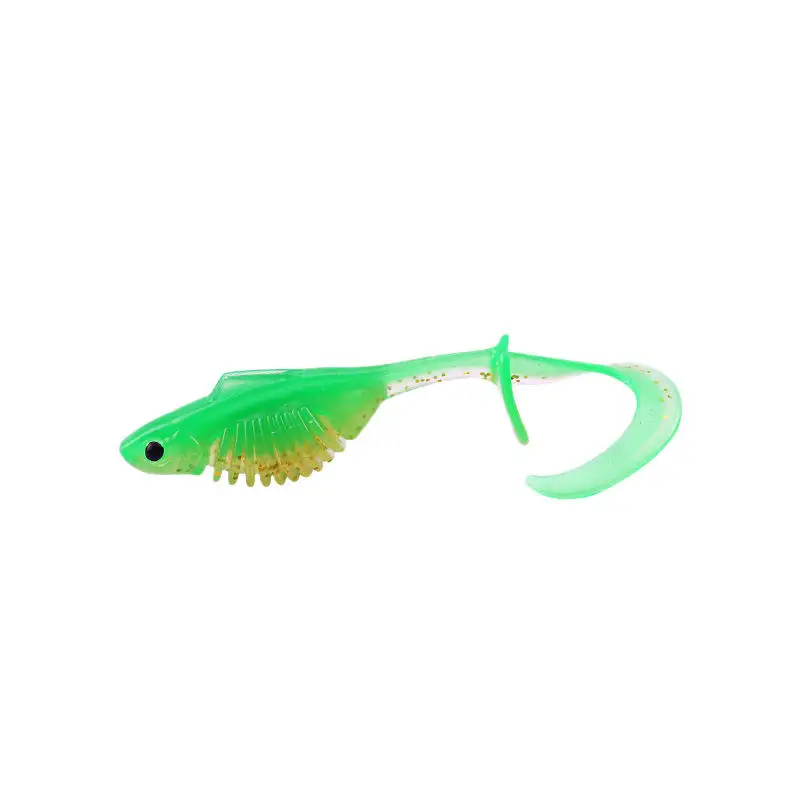 Paddle Tail Soft Worm Fishing Bait, for Bass Artificial ABS Pencil Lure - view 7