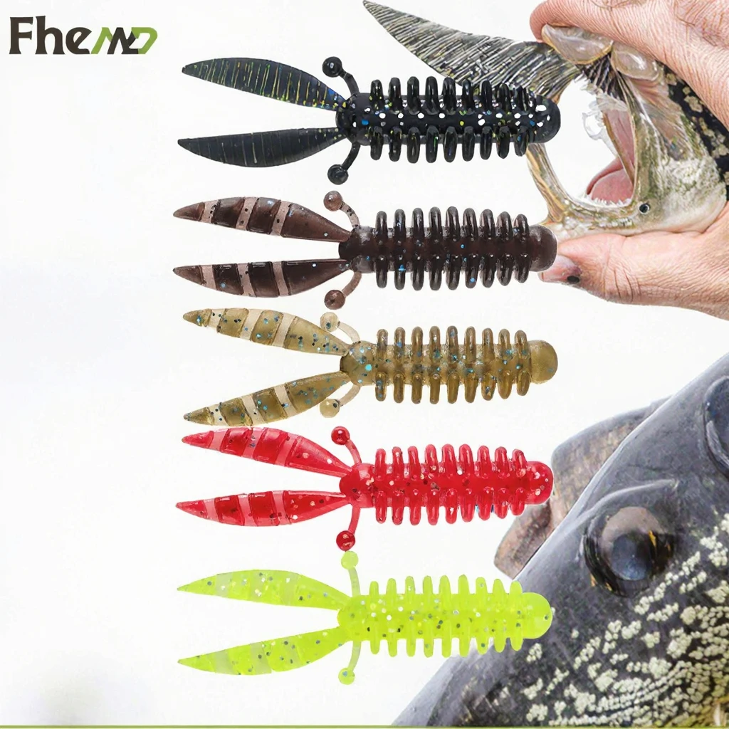 Palmer 55mm 1.9g PVC Soft Shrimp Fishing Bait （ ） ABS Pencil Lure - view 6