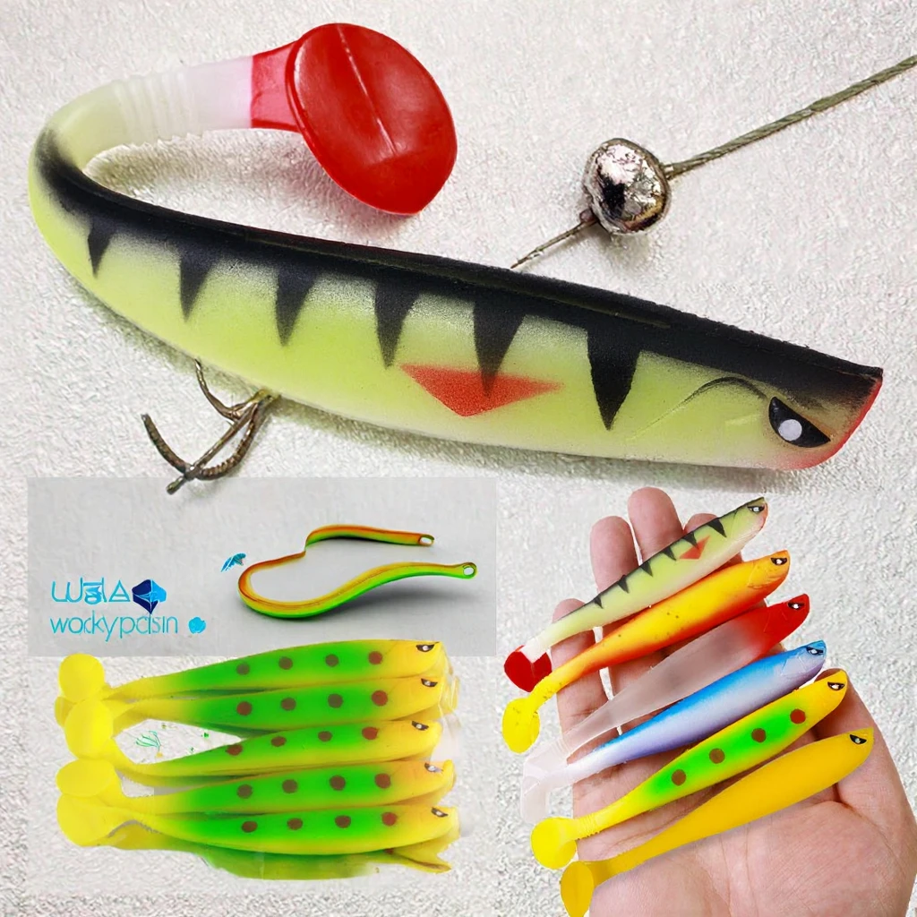 5 / 11CM-8.3G Soft Lure Silicone Swimbait for Freshwater Saltwater ABS Pencil Lure - view 6