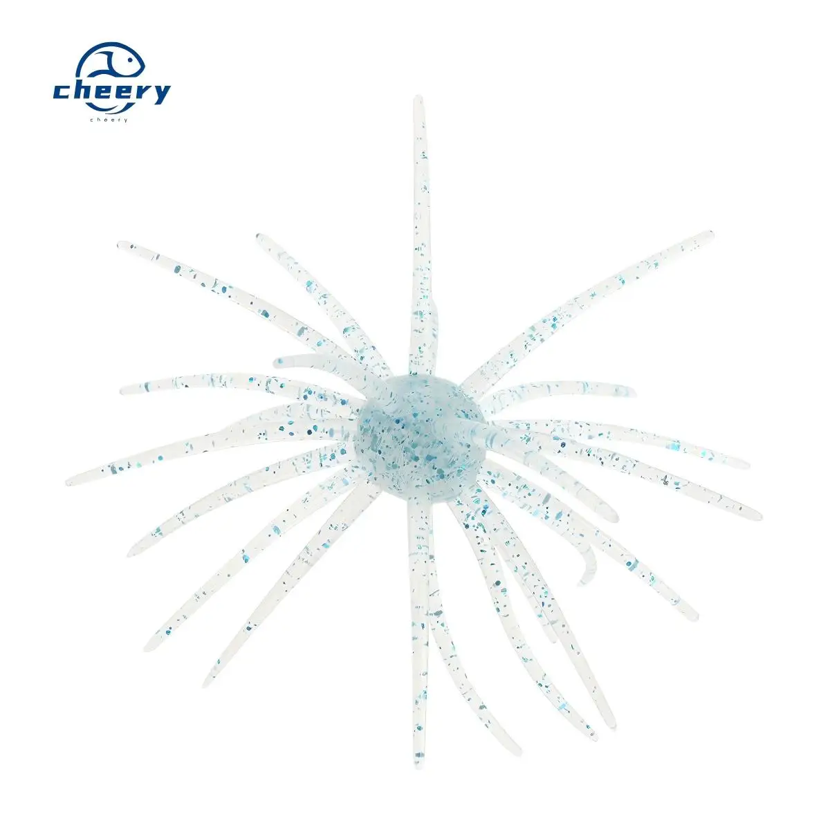 Cheery Soft PVC Fishing Bait, for Saltwater Fish Marlin Bass - 9