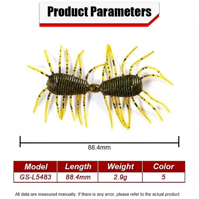 CHEERY Soft Lure, for Bass, 8 ABS Pencil Lure - view 4