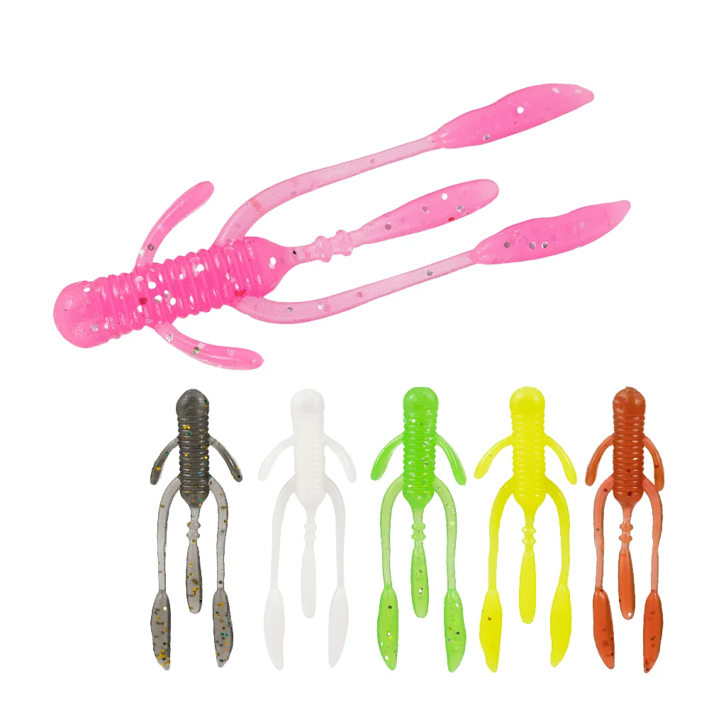 Soft Lure, Worm Fishing Bait, Lead, for 、 Freshwater （ Bass ）