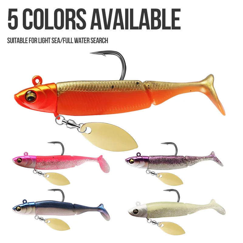 T Lead Fishing Bait, 9.5 cm 20 g Glow in the Dark JIG T Soft Lure ABS Pencil Lure - view 8