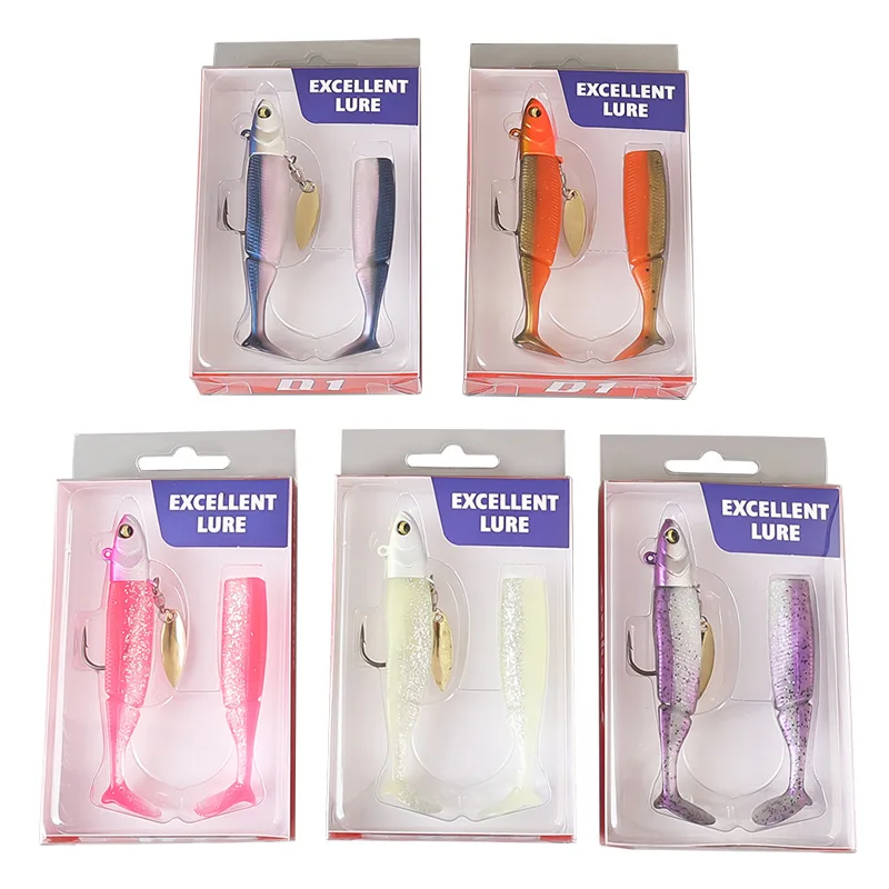 T Lead Fishing Bait, 9.5 cm 20 g Glow in the Dark JIG T Soft Lure ABS Pencil Lure - view 9