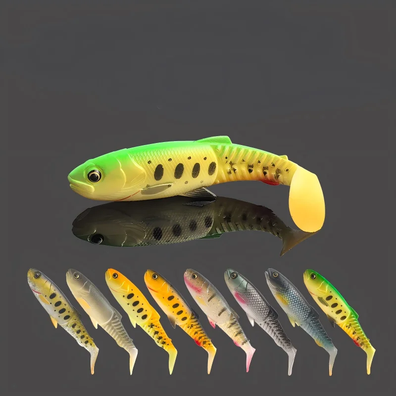 Silicone T Tail Soft Lure Bionic ABS Pencil Lure - view 1