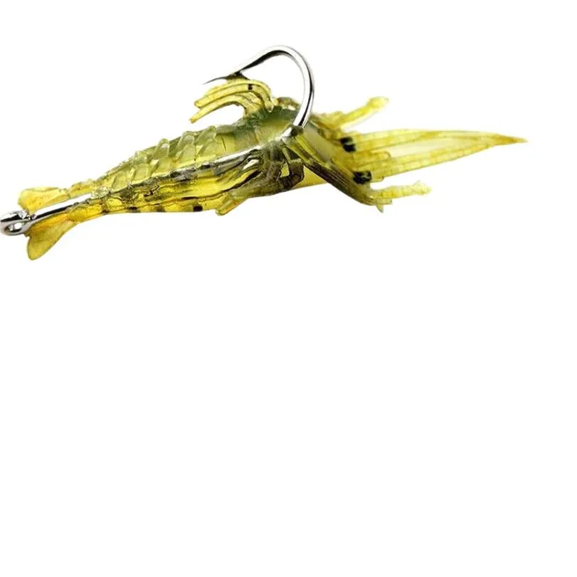 Soft Lure Shrimp 40 mm 1.3 g Luminous, for Saltwater Fish 、 ABS Pencil Lure - view 1