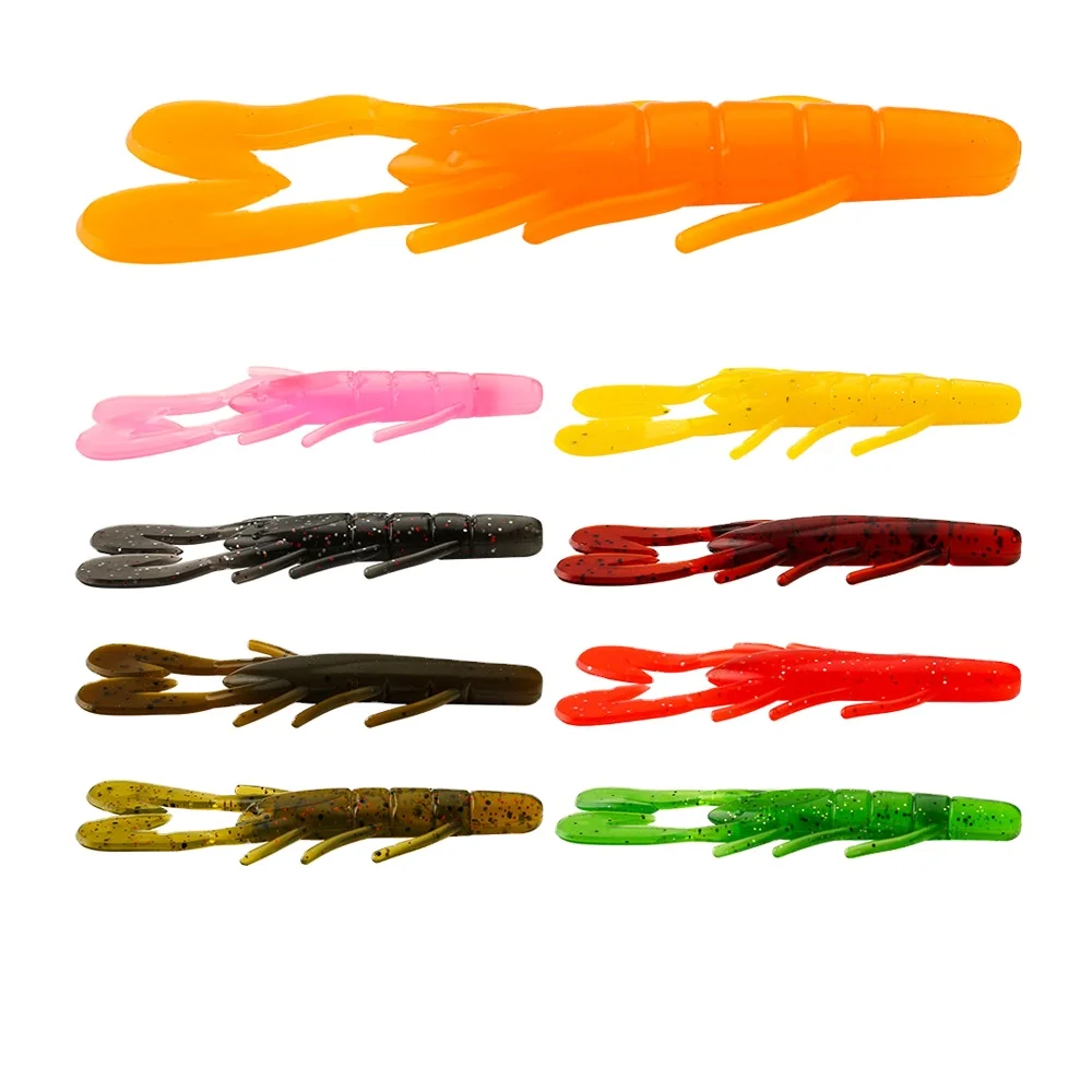 Soft Shrimp 9 cm /5.5 g Artificial Bottom Bait Fishing for