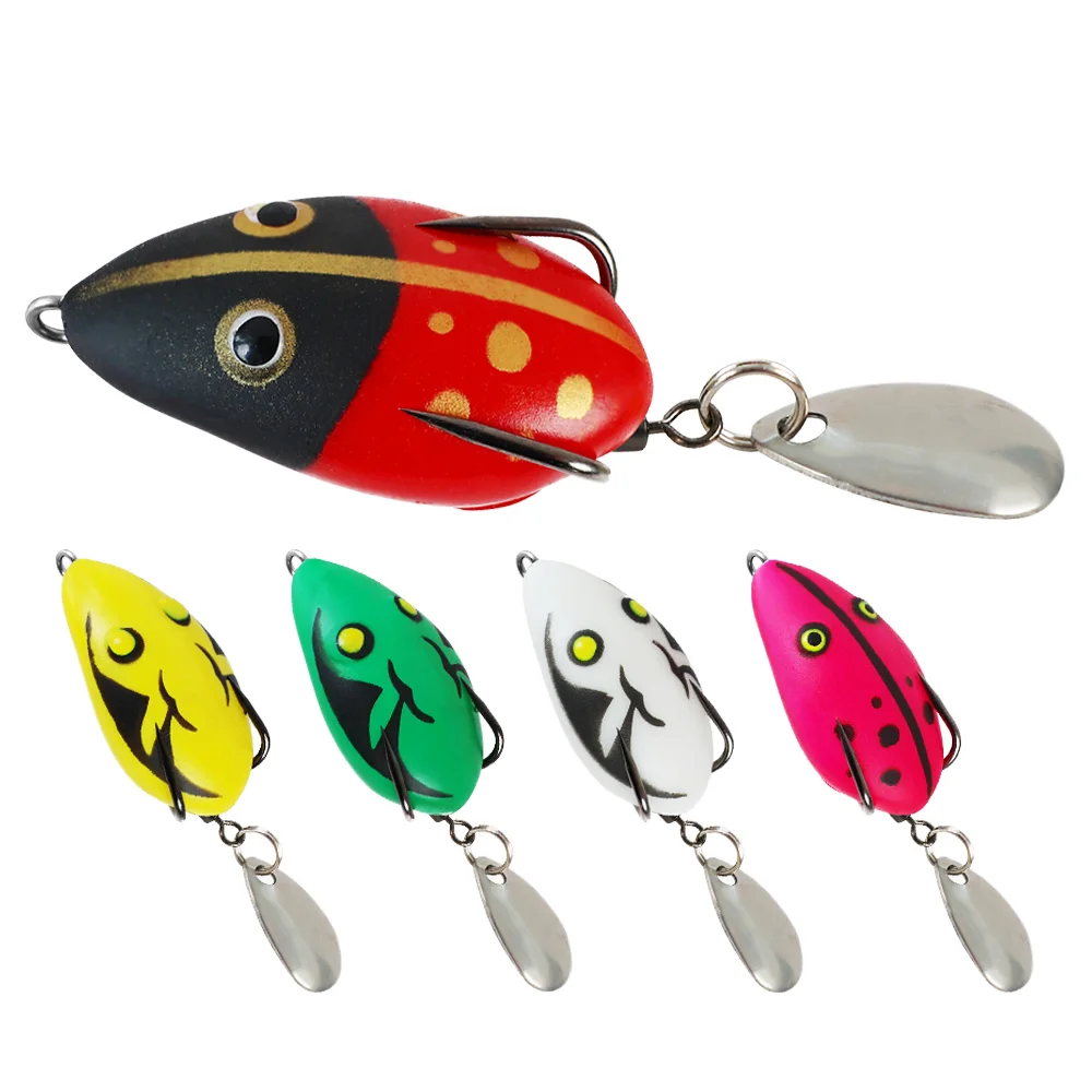 Luhsazer 5 Fishing Bait 40 mm 4 g Silicone Soft Lure Set, for