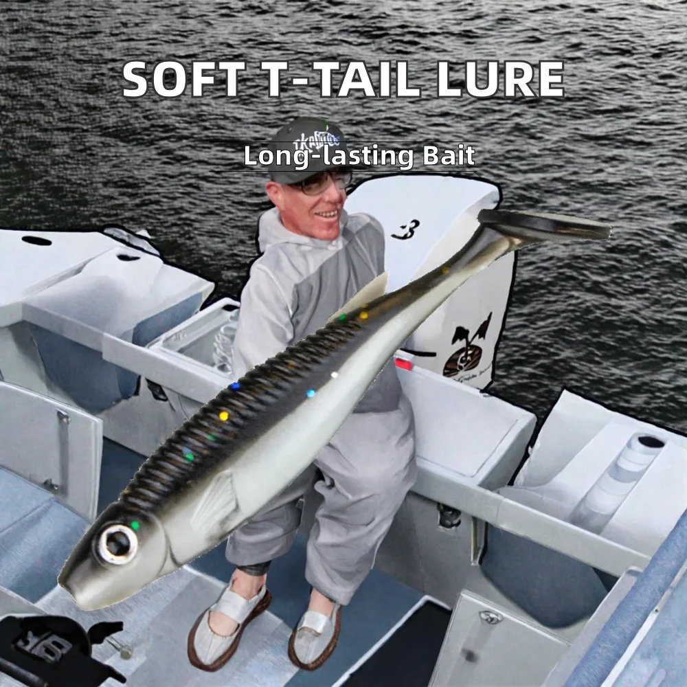 Artificial Fishing Bait, Lure Soft Rubber Plastic Shrimp Silicone ABS Pencil Lure - view 5