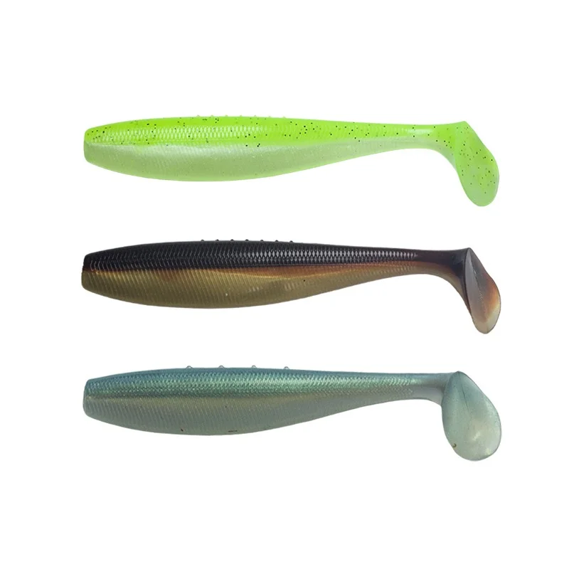 3 14 cm /18 g T Fishing Bait Soft Lure Sea Freshwater Bass PVC