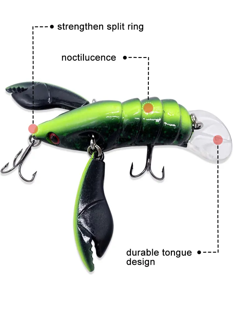Shrimp 9g Plastic Fishing Bait ABS ABS Pencil Lure - view 6