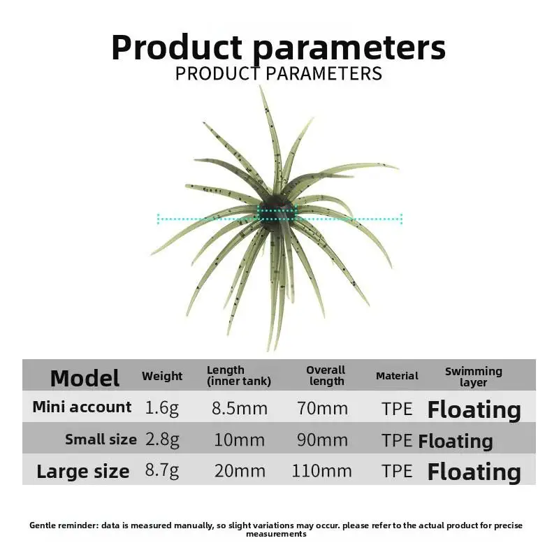 CHEERY Fishing Bait Soft Worm TPE Plastic Artificial Bass for ABS Pencil Lure - view 3