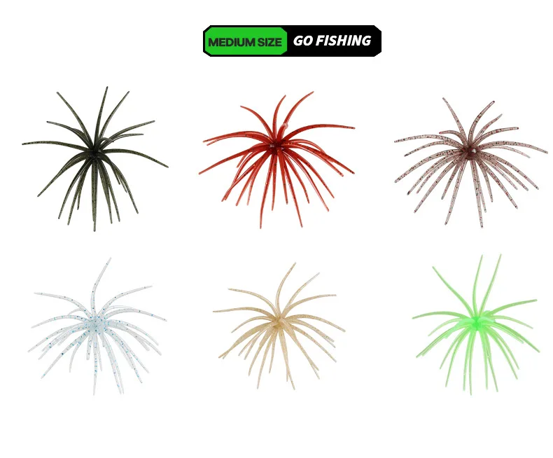 Cheery Sea Urchin TPE Soft Lure Fishing Bait for Bass 、 、 、 ABS Pencil Lure - view 13