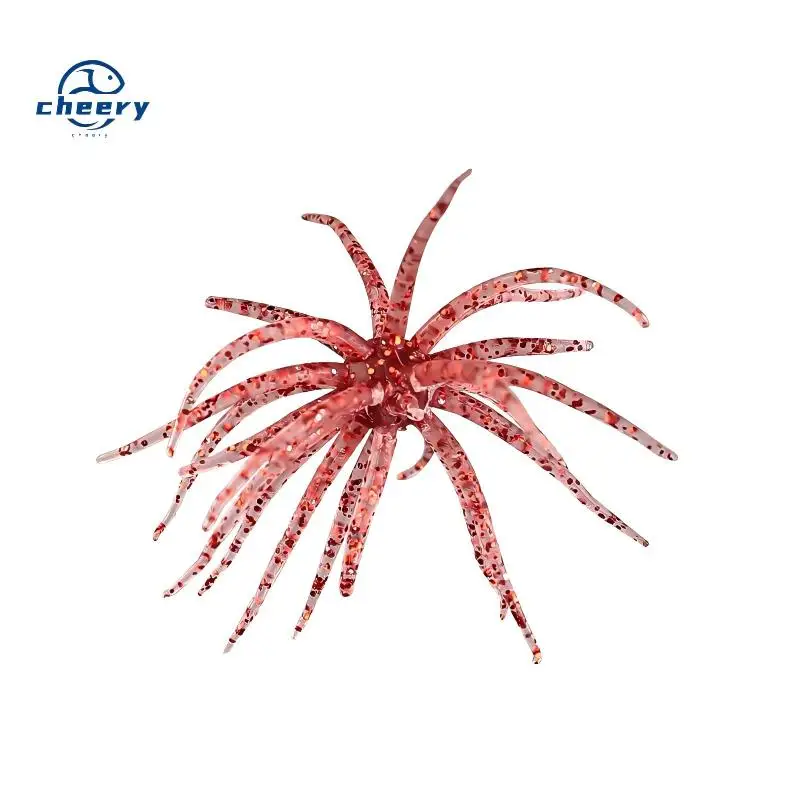 CHEERY Fishing Bait Soft Worm TPE Plastic Artificial Bass