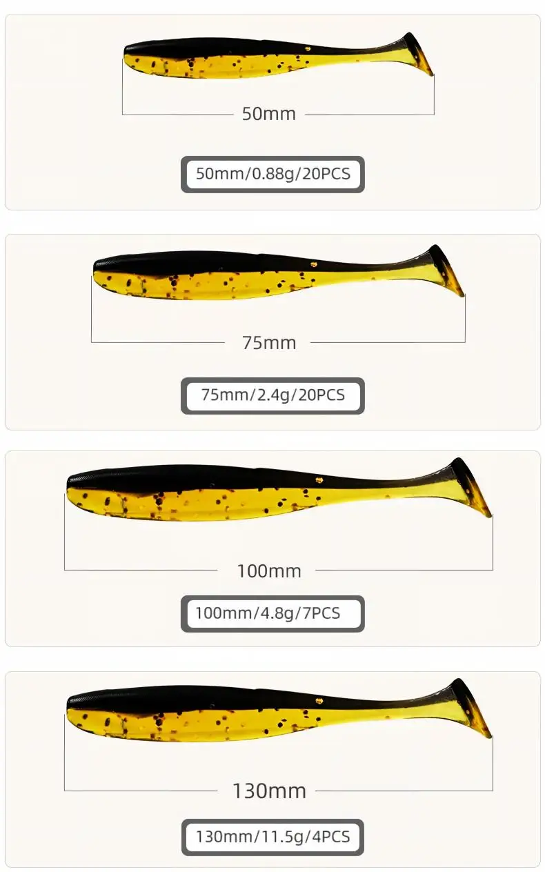 CHEERY T Soft Swimbait Artificial Fishing Bait Freshwater Lure ABS Pencil Lure - view 17