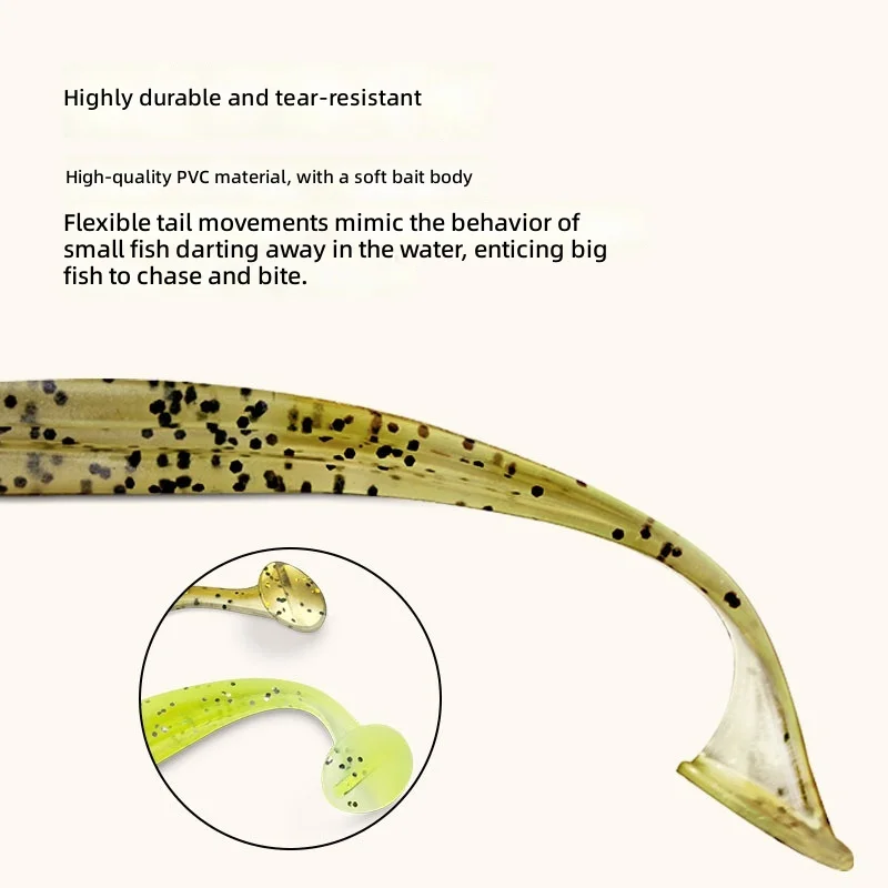 CHEERY T Soft Swimbait Artificial Fishing Bait Freshwater Lure ABS Pencil Lure - view 4