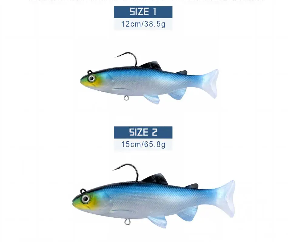 CHEERY 12cm/15cm Soft Lure Fishing Bait Plastic for Trout ABS Pencil Lure - view 5