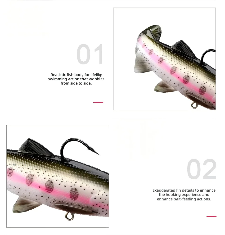 CHEERY 12cm/15cm Soft Lure Fishing Bait Plastic for Trout ABS Pencil Lure - view 10