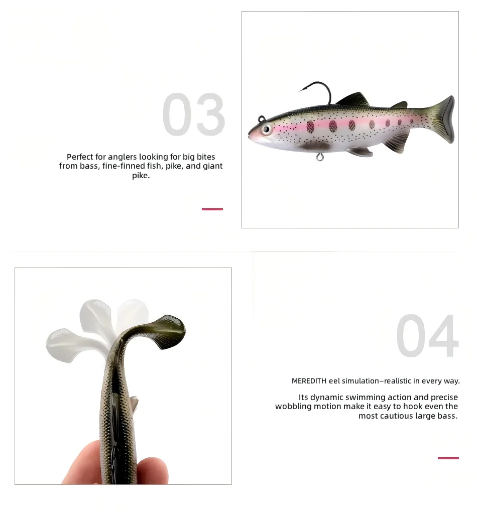 CHEERY 12cm/15cm Soft Lure Fishing Bait Plastic for Trout ABS Pencil Lure - view 11