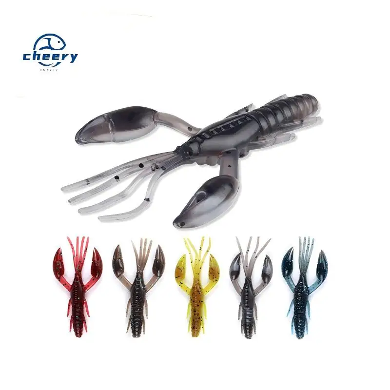 CHEERY 5cm/6.5cm/8cm Shrimp Soft Lure Artificial Fishing Bait ABS Pencil Lure - view 3