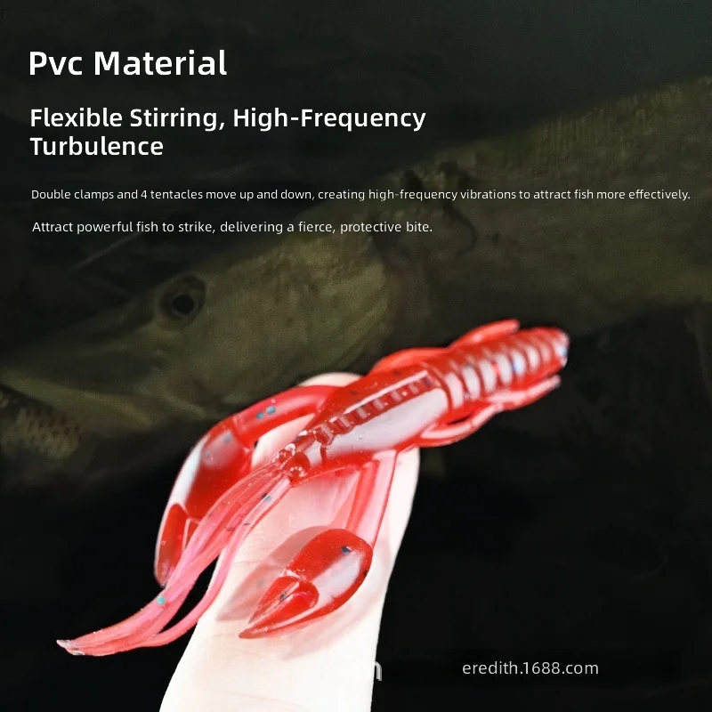 CHEERY 5cm/6.5cm/8cm Shrimp Soft Lure Artificial Fishing Bait ABS Pencil Lure - view 6