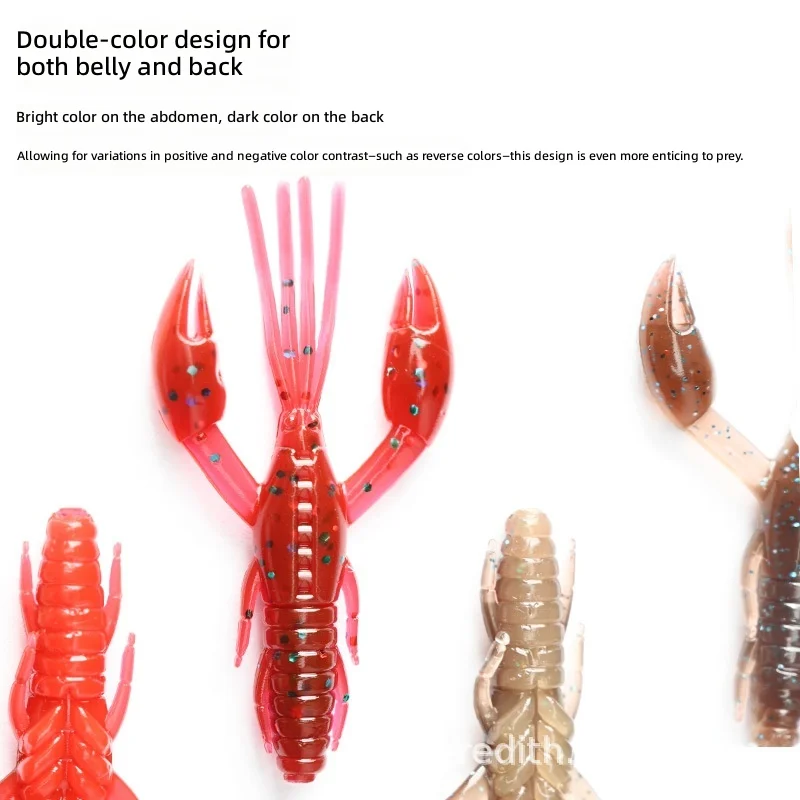 CHEERY 5cm/6.5cm/8cm Shrimp Soft Lure Artificial Fishing Bait ABS Pencil Lure - view 7