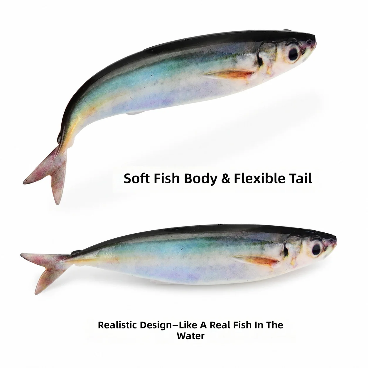 CHEERY Soft Fishing Bait Artificial Saltwater Trolling for Bass ABS Pencil Lure - view 10