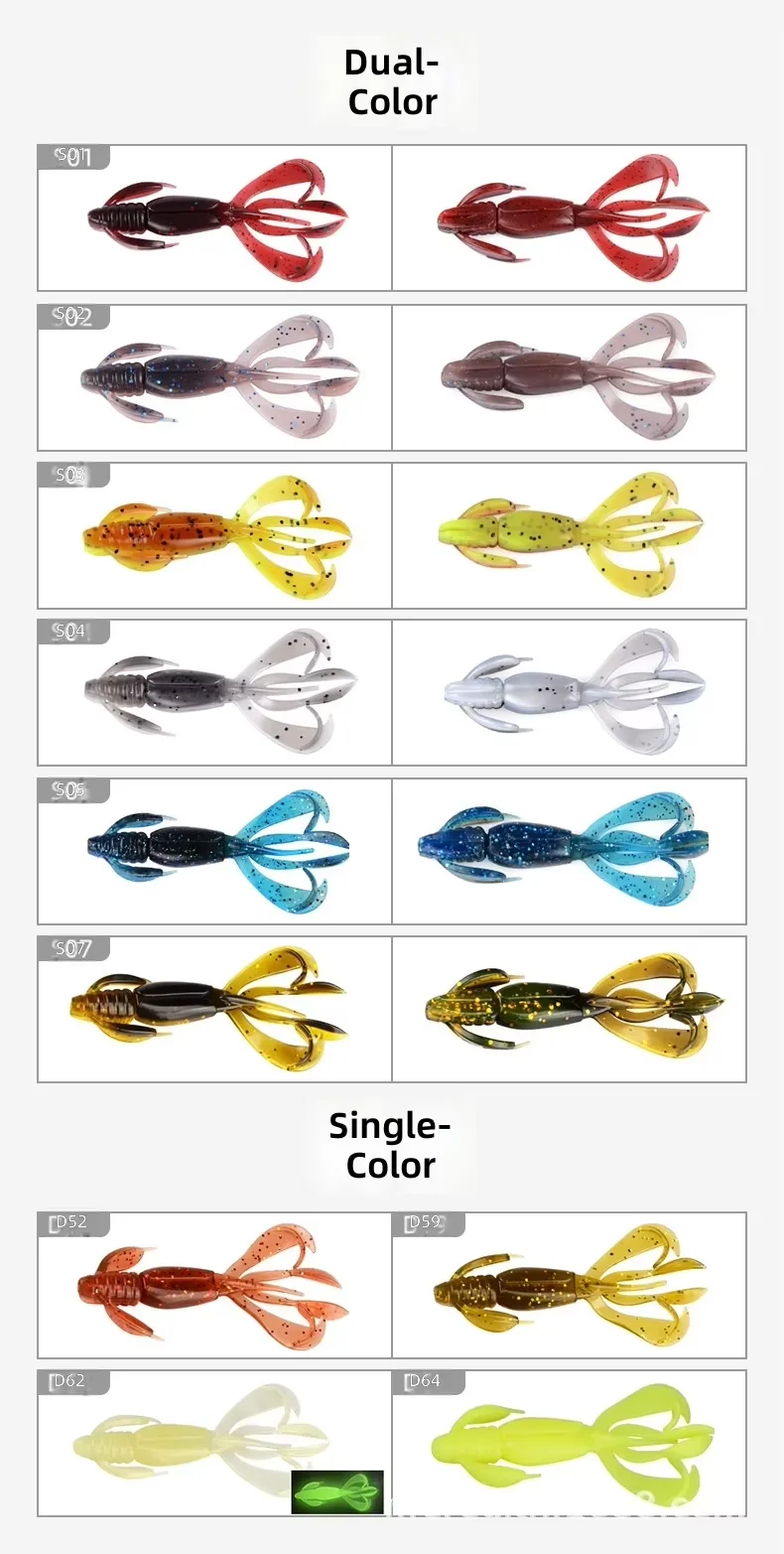 Brand K Bionic CrazyFlapper Soft Lure Fishing Bait 10, for ABS Pencil Lure - view 2
