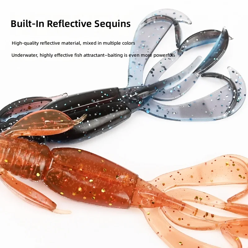 Brand K Bionic CrazyFlapper Soft Lure Fishing Bait 10, for ABS Pencil Lure - view 5
