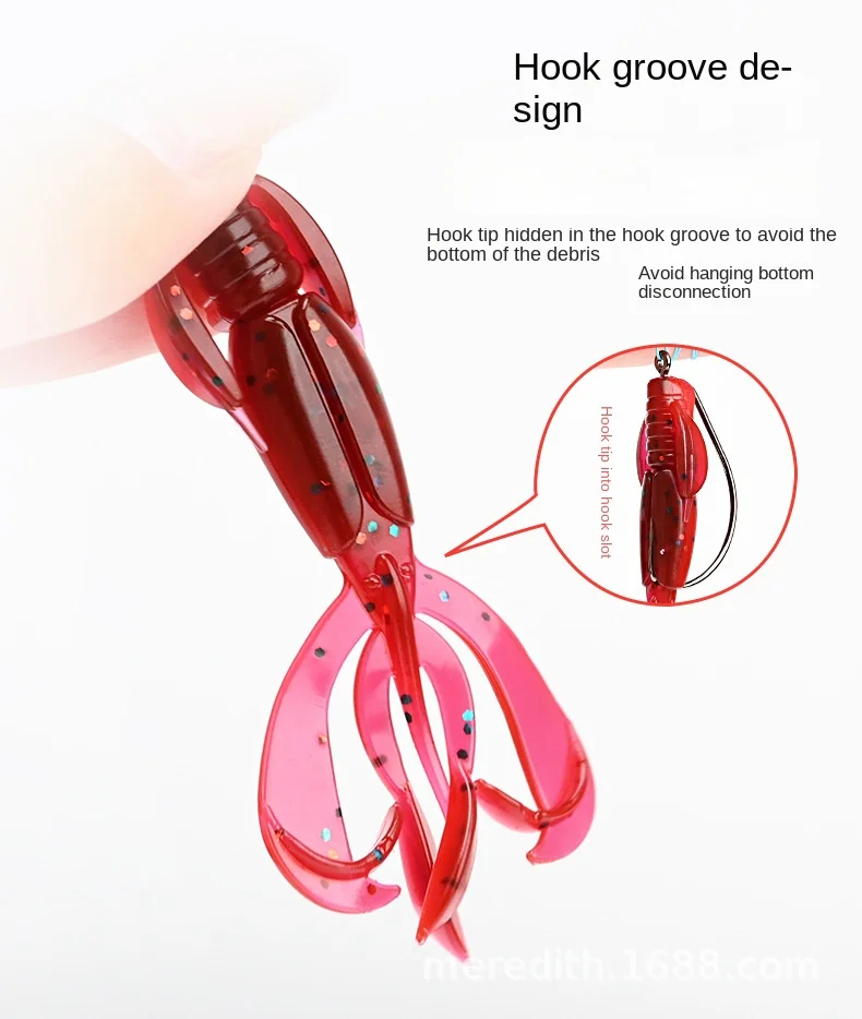 Brand K Bionic CrazyFlapper Soft Lure Fishing Bait 10, for ABS Pencil Lure - view 10