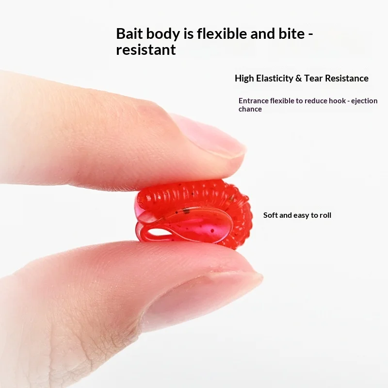 CHEERY Curly Tail Soft Worm Fishing Bait 5 cm /7.5 cm Plastic ABS Pencil Lure - view 6